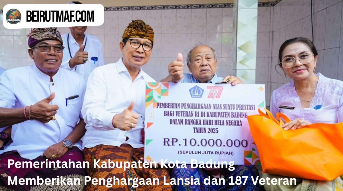 Pemerintahan Kabupaten Kota Badung Memberikan Penghargaan Lansia dan 187 Veteran