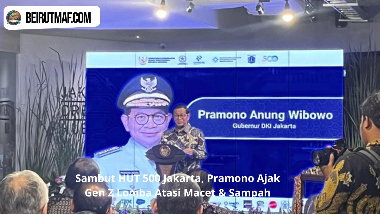 Sambut HUT 500 Jakarta, Pramono Ajak Gen Z Lomba Atasi Macet & Sampah