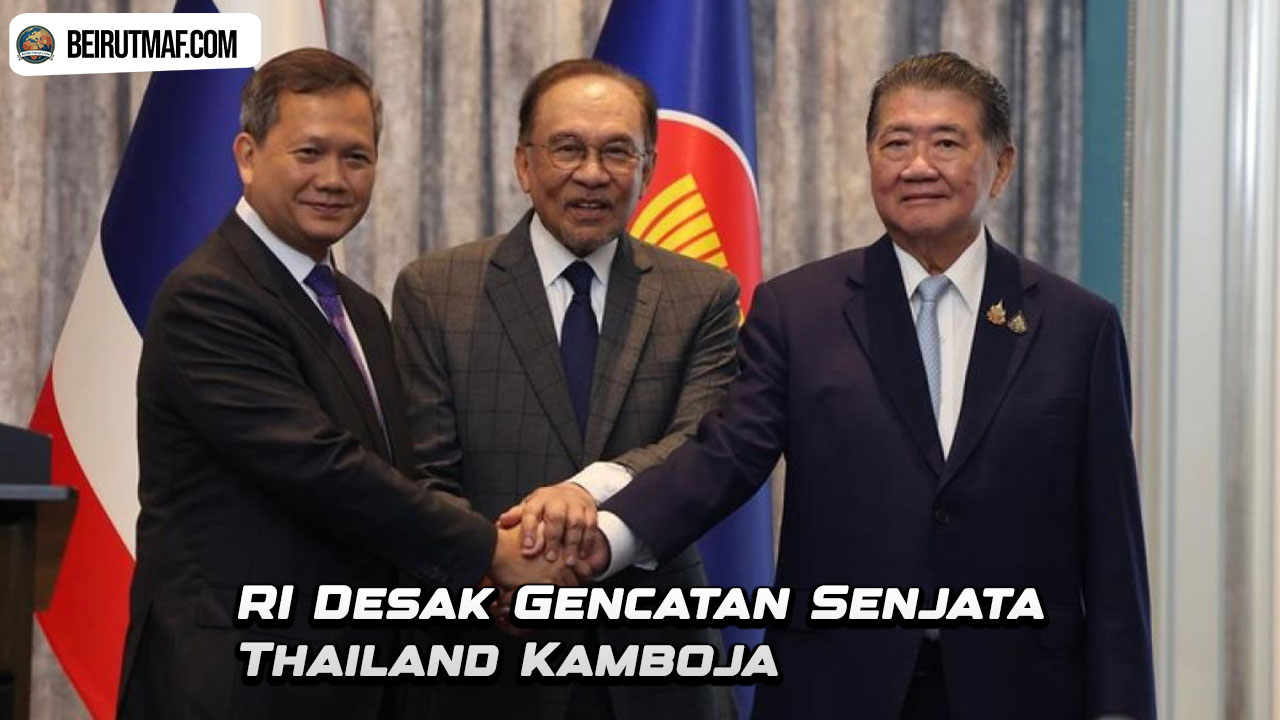 RI Desak Gencatan Senjata Thailand Kamboja