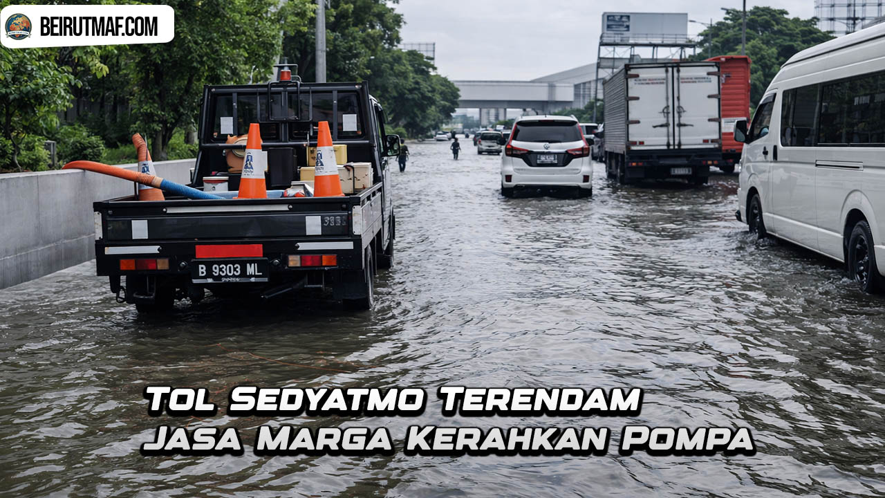 Tol Sedyatmo Terendam, Jasa Marga Kerahkan Pompa