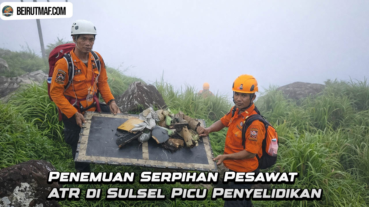 Penemuan Serpihan Pesawat ATR di Sulsel Picu Penyelidikan
