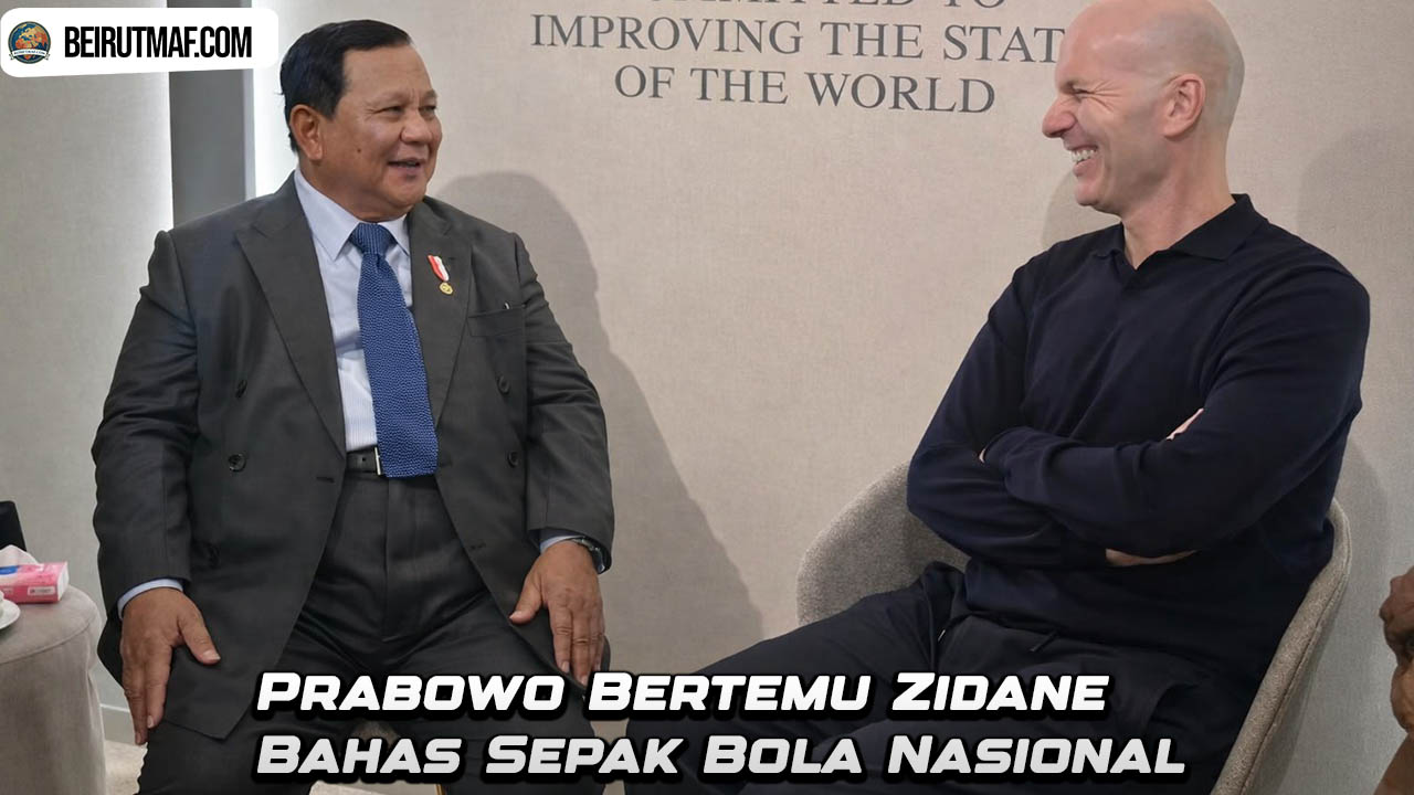 Prabowo Bertemu Zidane Bahas Sepak Bola Nasional