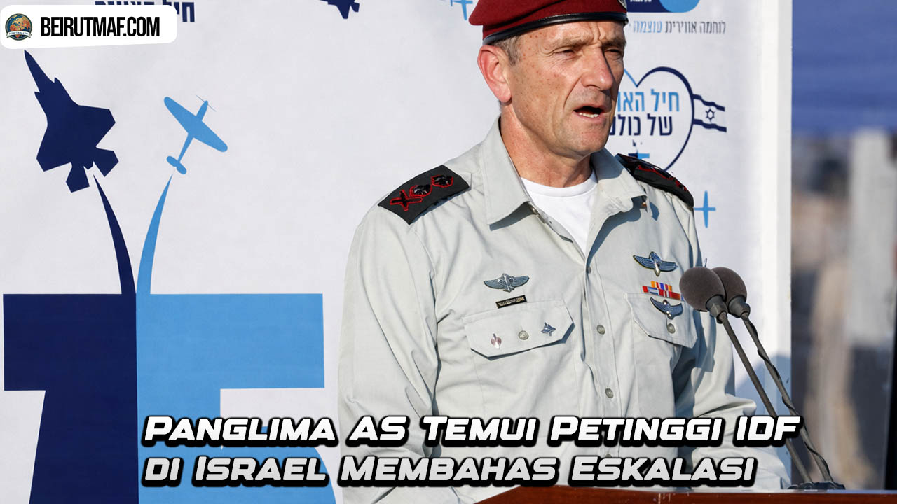 Panglima AS Temui Petinggi IDF di Israel Membahas Eskalasi