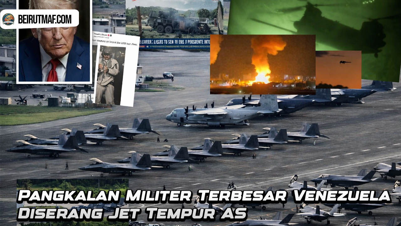 Pangkalan Militer Terbesar Venezuela Diserang Jet Tempur AS