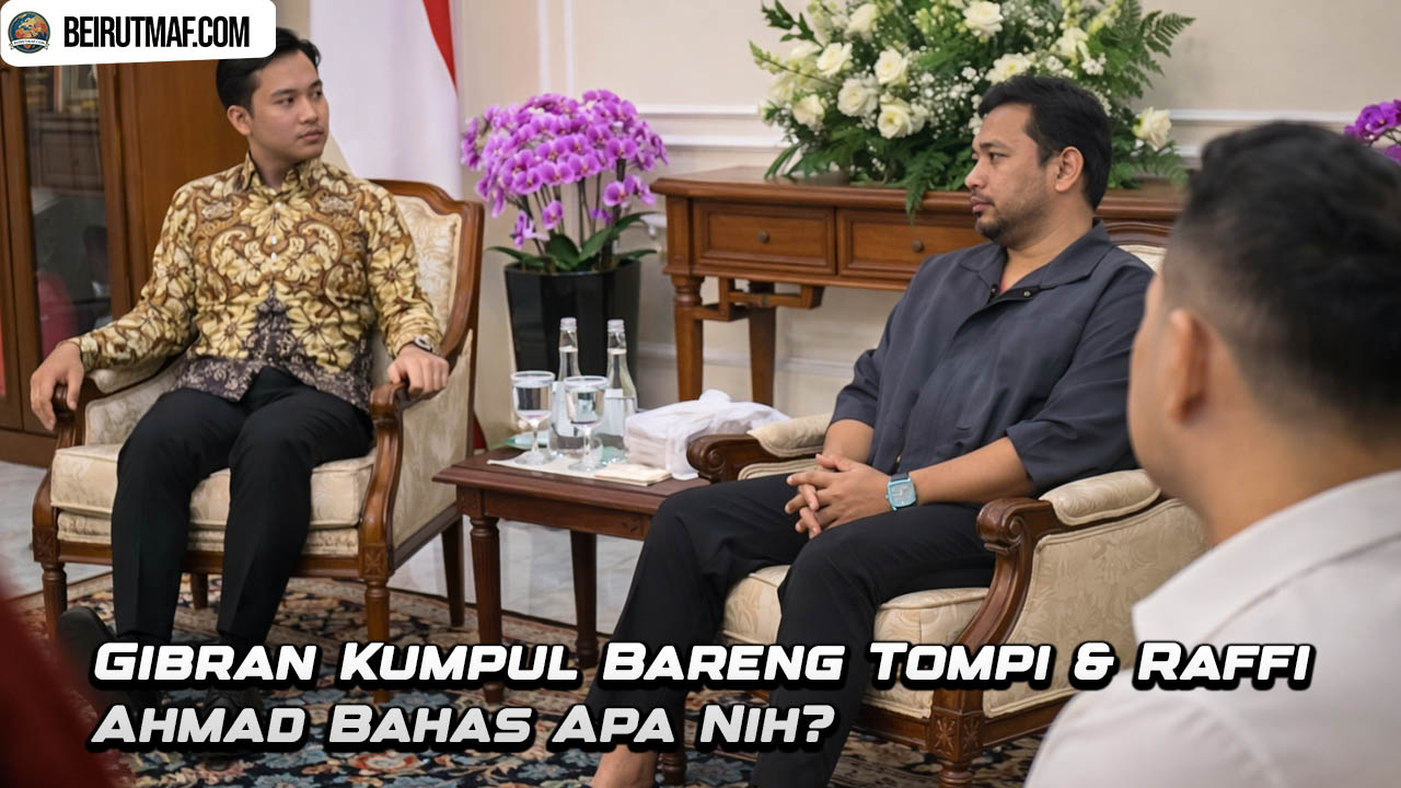 Gibran Kumpul Bareng Tompi & Raffi Ahmad Bahas Apa Nih?