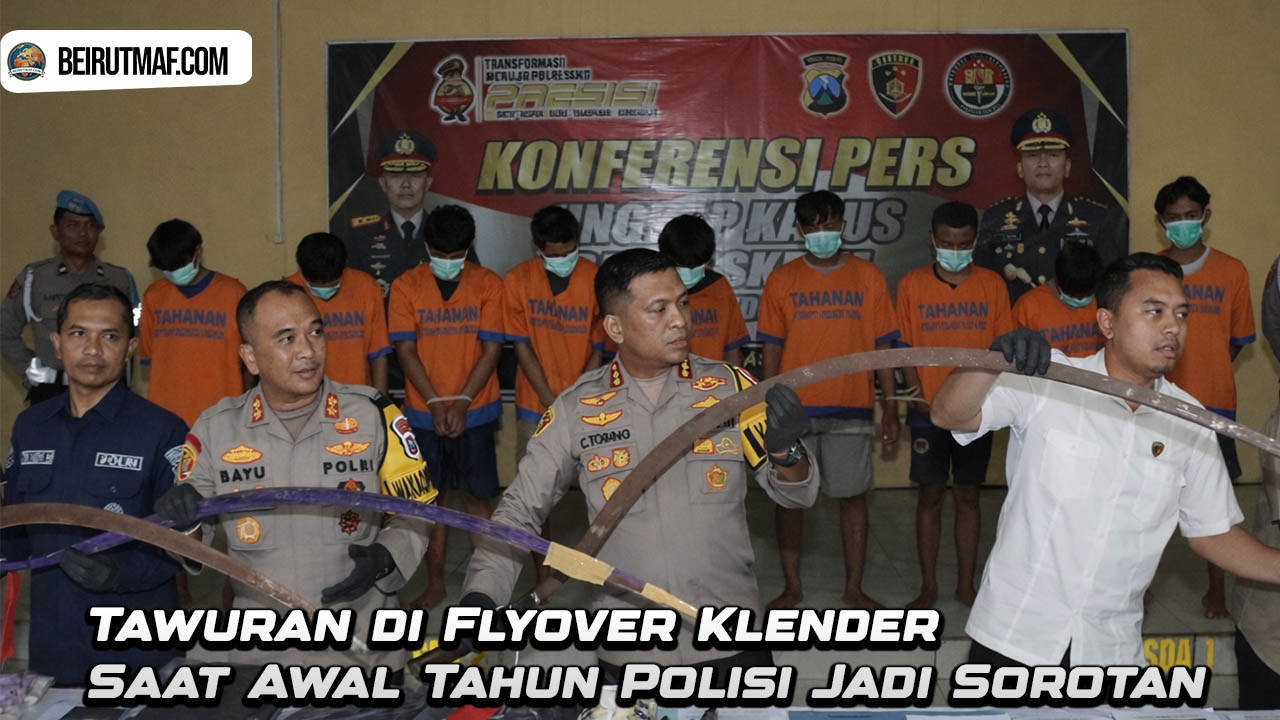 Tawuran di Flyover Klender Saat Awal Tahun Polisi Jadi Sorotan
