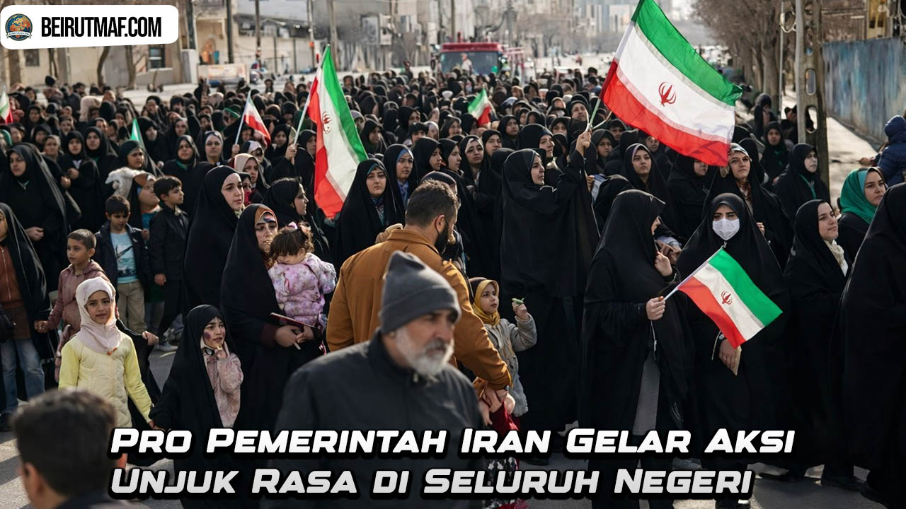 Pro Pemerintah Iran Gelar Aksi Unjuk Rasa di Seluruh Negeri