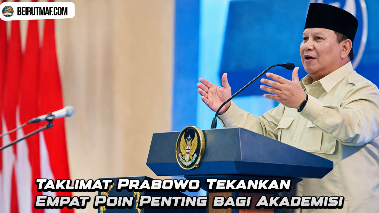 Taklimat Prabowo Tekankan Empat Poin Penting bagi Akademisi