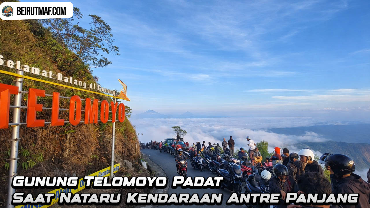 Gunung Telomoyo Padat Saat Nataru Kendaraan Antre Panjang