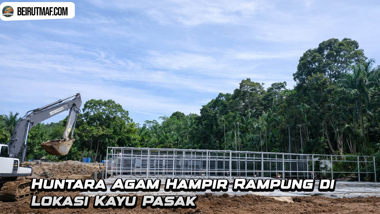 Huntara Agam Hampir Rampung di Lokasi Kayu Pasak