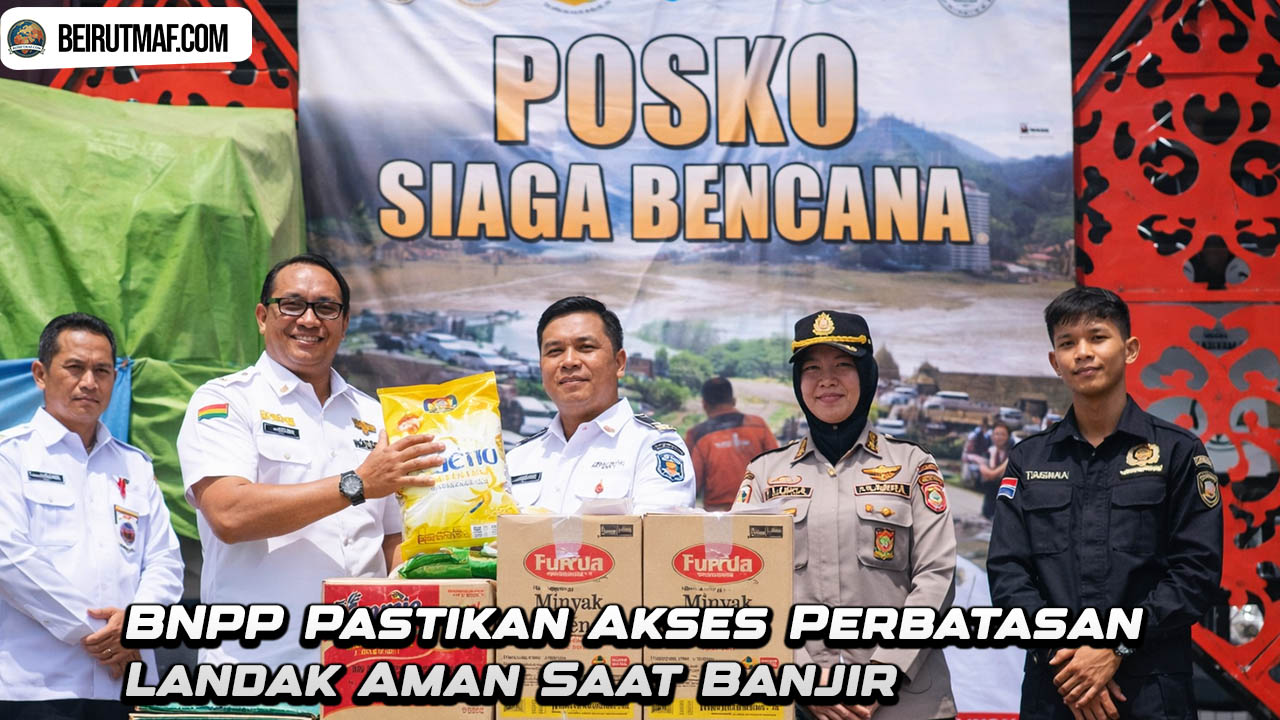 BNPP Pastikan Akses Perbatasan Landak Aman Saat Banjir