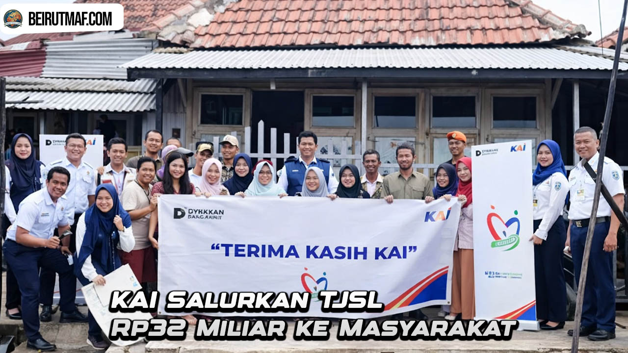 KAI Salurkan TJSL Rp32 Miliar ke Masyarakat