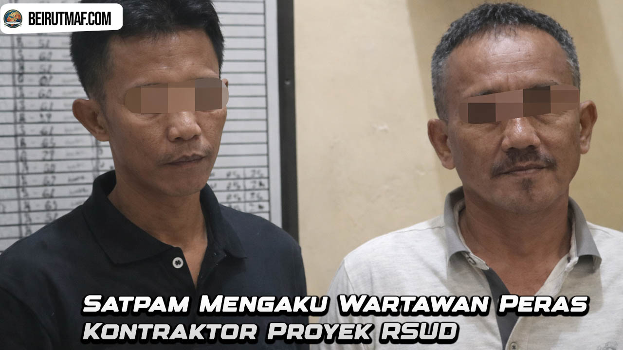 Satpam Mengaku Wartawan Peras Kontraktor Proyek RSUD