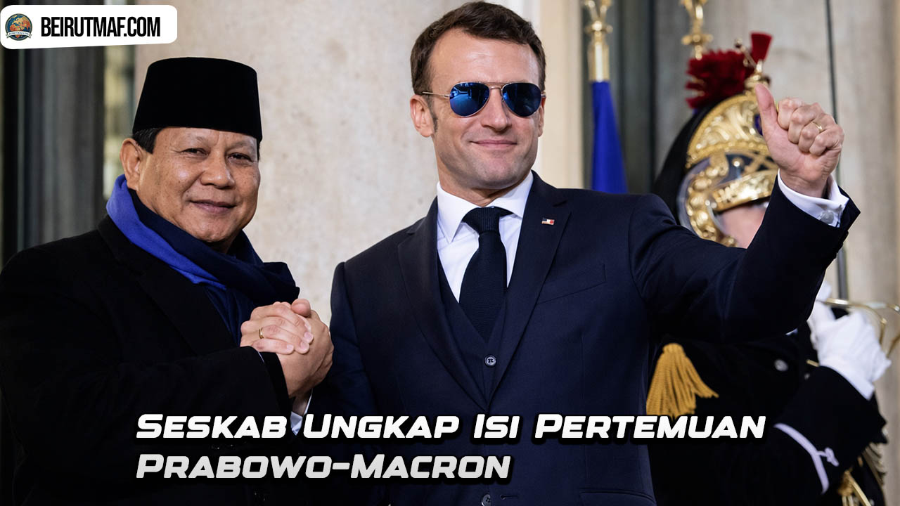 Seskab Ungkap Isi Pertemuan Prabowo–Macron