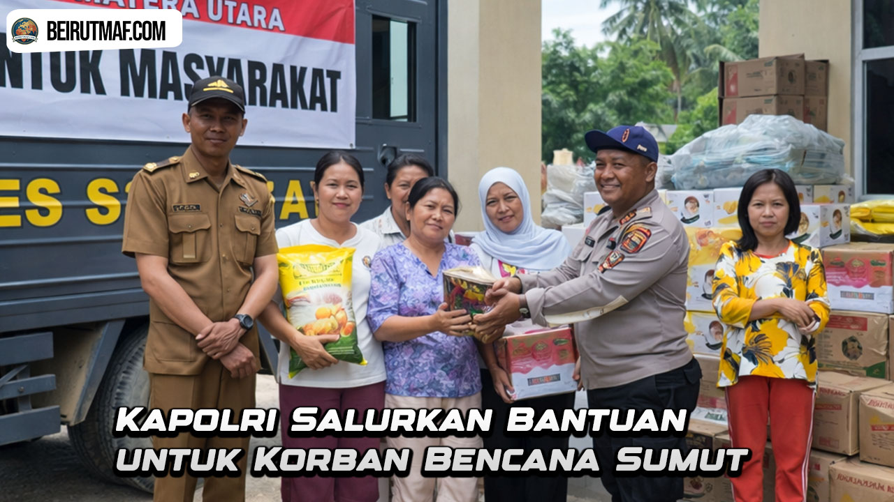 Kapolri Salurkan Bantuan untuk Korban Bencana Sumut