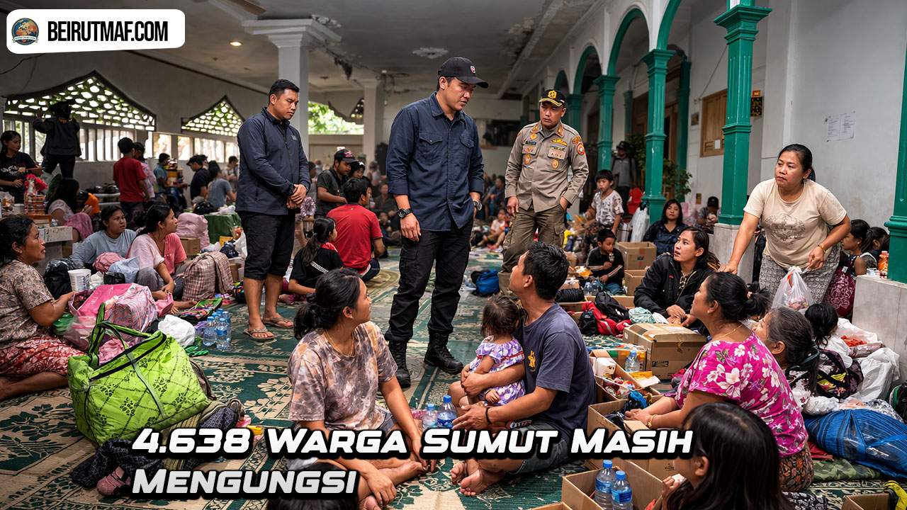 4.638 Warga Sumut Masih Mengungsi