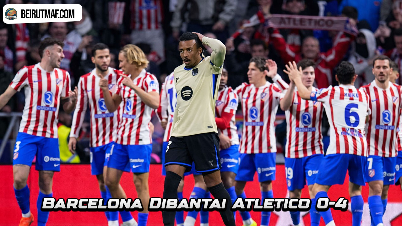 Barcelona Dibantai Atletico 0-4
