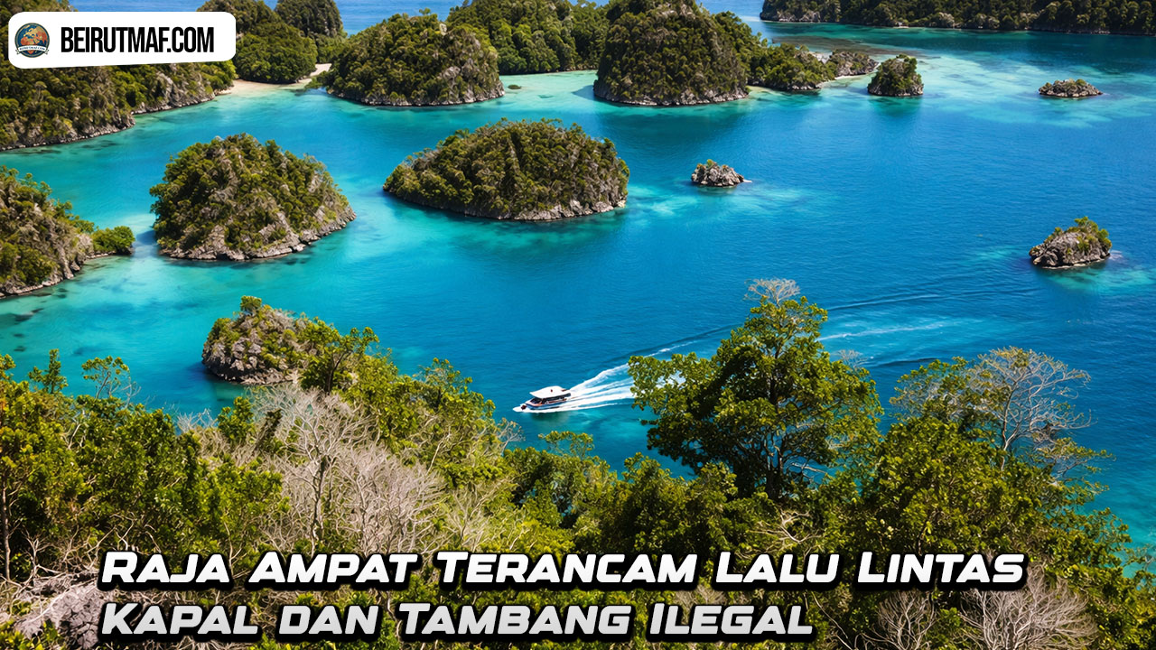 Raja Ampat Terancam Lalu Lintas Kapal dan Tambang Ilegal