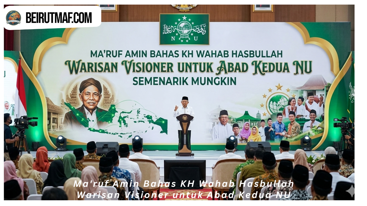 Ma’ruf Amin Bahas KH Wahab Hasbullah Warisan Visioner untuk Abad Kedua NU
