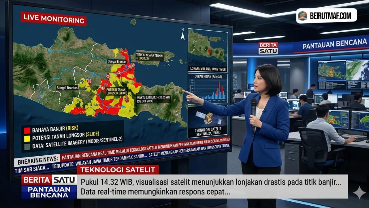 Pantauan Bencana Real-Time via Teknologi Satelit