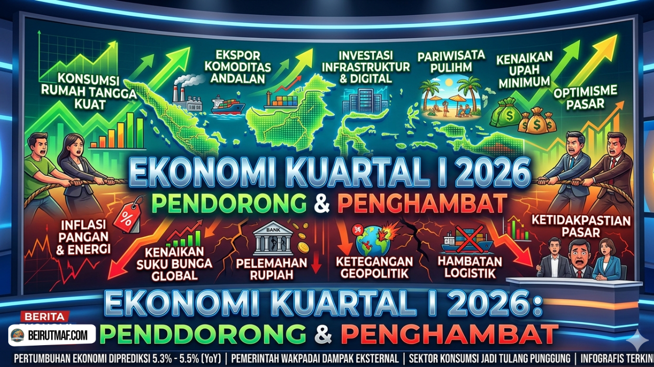 Ekonomi Kuartal I 2026 Pendorong & Penghambat