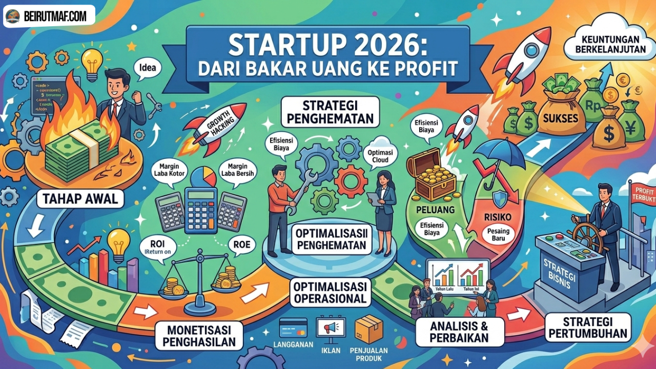 Startup 2026 Dari Bakar Uang ke Profit