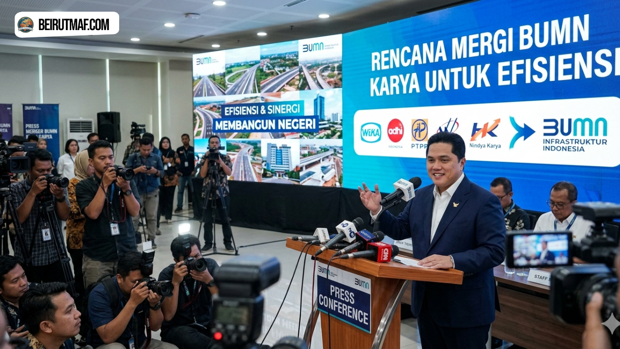 Rencana Merger BUMN Karya untuk Efisiensi