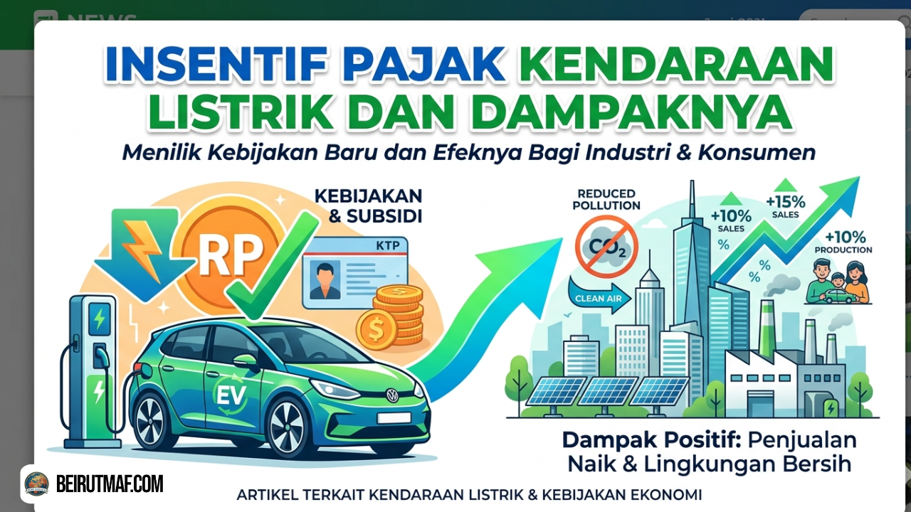 Insentif Pajak Kendaraan Listrik dan Dampaknya